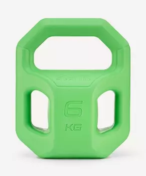 Гиря пластиковая 6кг Star Fit DB-505 зеленый