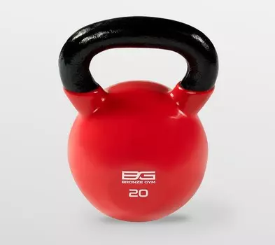 Гиря в ПВХ 20 кг Bronze Gym BGKBV20
