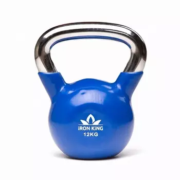 Гиря виниловая со стальной ручкой 12 кг Iron King CRK177