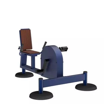 Горизонтальный велотренажер с безынерционным нагрузочным механизмом (10, 15, 20, 25 и 30 кг.) MB Barbell МВ 7.82