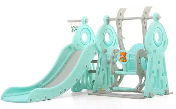 Горка + качели Perfetto Sport Маяк PS-043-М ментол