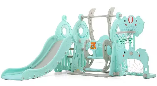 Горка + качели + ворота Perfetto Sport Маяк PS-051-М ментол