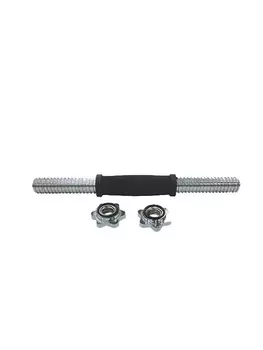 Гриф для гантели хромированный, 45см H-3143 рукоять пластик