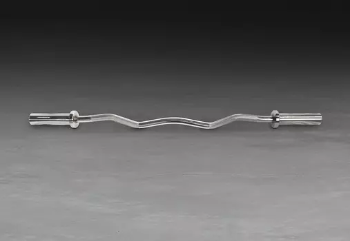 Гриф EZ Curl Bar YouSteel 10кг, L1200, D28, chrome
