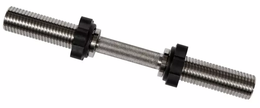 Гриф гантельный D50, L490 замок гайка MB Barbell MB-BarM50-M490B