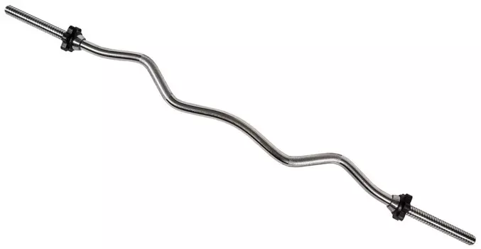 Гриф MB Barbell W-образный D30мм замок гайка Кетлера MB-BarM30-WB