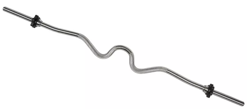 Гриф MB Barbell Z-образный D30мм замок гайка Кетлера MB-BarM30-ZB