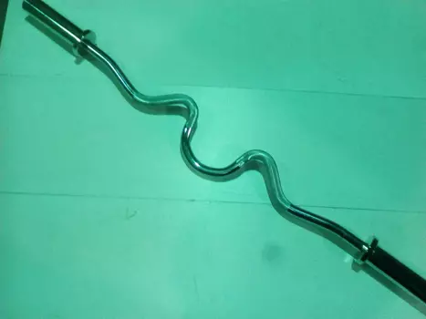 Гриф олимпийски W-образный D50, L1200 Grome Fitness BR-008