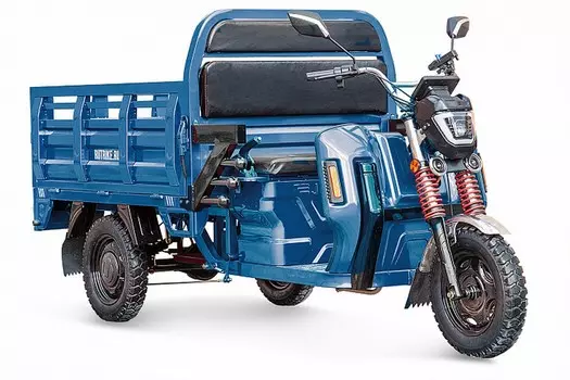 Грузовой электротрицикл RuTrike Антей Pro 1500 60V1200W 024455-2791 темно-синий матовый