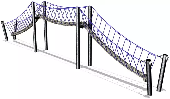 Игровая конструкция Hercules Веревочный мост 32639