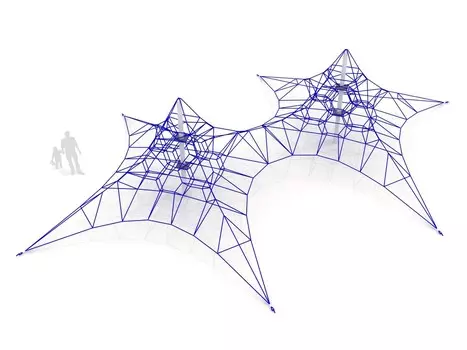 Игровая сетка серия звезда Hercules ИС 2Х4 Д22