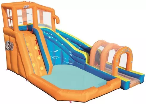 Игровой центр 420х320х260см Bestway Huricane Tunnel с горкой и туннелем 53303