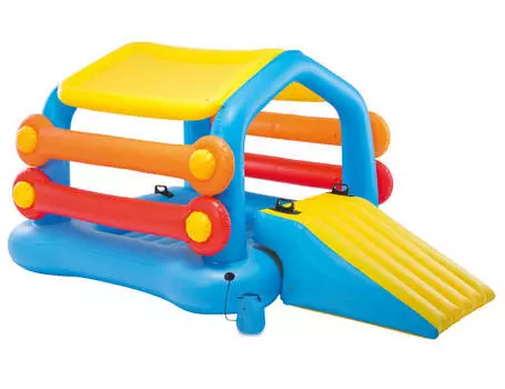 Игровой центр с горкой Домик Intex 58294