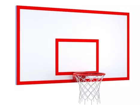 Игровой щит из фанеры на металлическом каркасе с любительским кольцом Glav 01.920