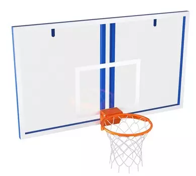 Игровой щит из оргстекла с профессиональным кольцом Glav 01.905