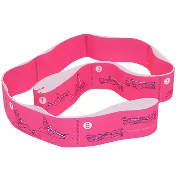 Эспандер Sportex эластичная лента 4х90 см (D34415) FIT-90 розовая