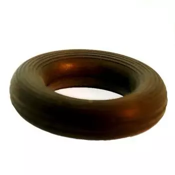 Эспандер кистевой Sportex 23036-AR, кольцо 50кг, d-70мм, ребристый (черный)