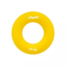Эспандер кистевой Starfit ES-403 Кольцо, диаметр 7 см, 15 кг, жёлтый