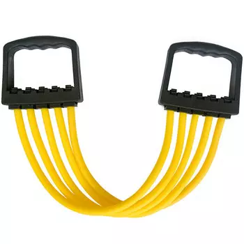 Эспандер плечевой (желтый) ( 5 латексных жгутов) B32157