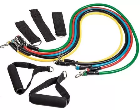 Эспандер трубчатый универсальный 5 в 1 Profi-Fit