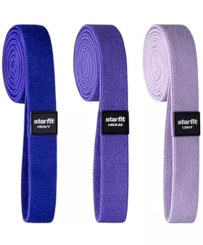 Эспандеры для кроссфита Star Fit ES-205, текстиль, 3 шт