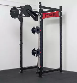 Канатный тренажер Stecter Двойная бочка с регулирововчной стойкой 2037