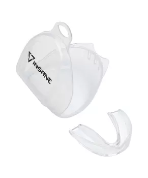 Капа 1-челюстная ЭВА, с футляром, детский Insane TIGER прозрачный