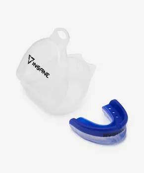 Капа 1-челюстная, ЭВА, взрослый Insane PANTHER синий