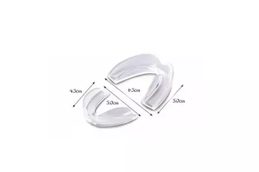 Капа 1-челюстная JR 5гр, в боксе Sportex E43755 прозрачная