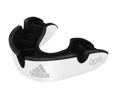 Капа одночелюстная Adidas adiBP32 Opro Silver Gen4 Self-Fit Mouthguard белая