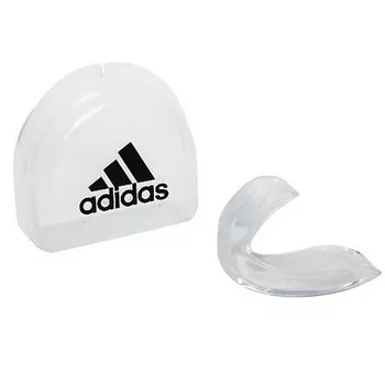 Капа одночелюстная Adidas Single Mouth Guard Termo Flexible Junior adiBP093 прозрачная