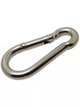 Карабин нержавеющий пожарный, сталь А4 49004