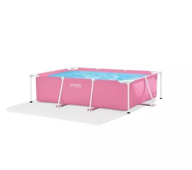 Каркасный бассейн 220х150х60см Intex Pink Metal Frame 28266