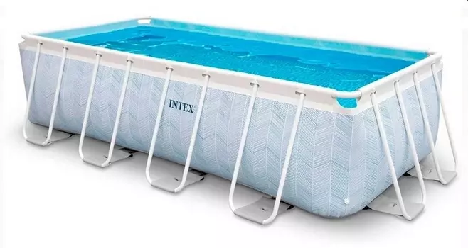 Каркасный бассейн 400х200x100см Intex Prism Frame (фильтр+лестница) 26780