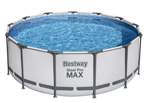 Каркасный бассейн Bestway Steel Pro Max 396x122 см (фильтр, лестница, тент) 5618W