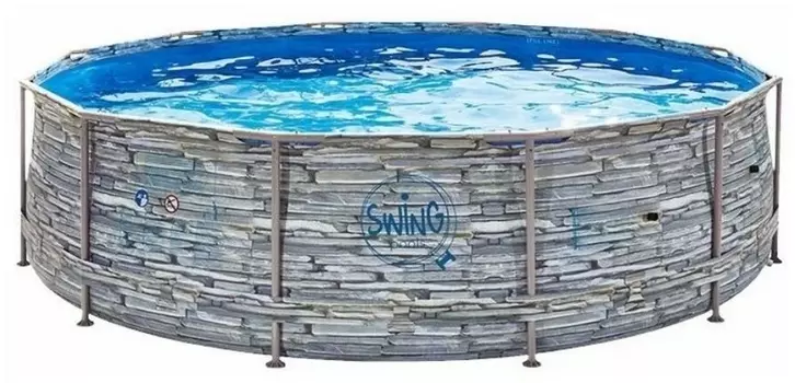 Каркасный бассейн круглый 366х91см Mountfield Swing Stone Design P20012369603/3BNA1213