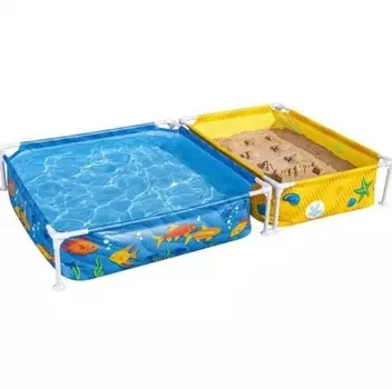 Каркасный бассейн My First Pool с песочницей 213х122х30,5см, 365л+200л, от 2 лет Bestway 561CF