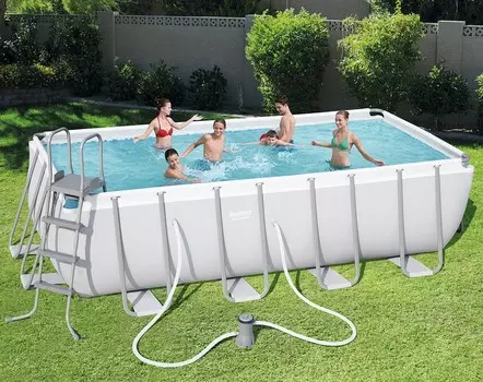 Каркасный бассейн Power Steel 488х244х122см Bestway 56670
