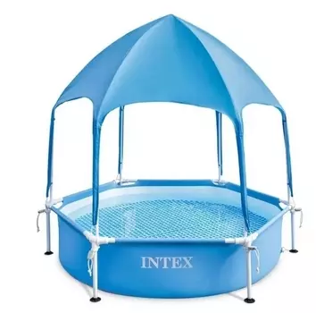 Каркасный бассейн с навесом 183х38см Intex Canopy Metal Frame 28209