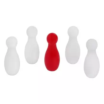 Кегли Norditalia пластик H25мм 03201 белые