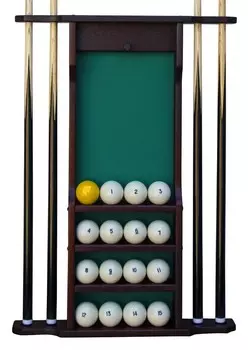 Киевница настенная универсальная из ясеня Weekend махагон, 86х63х9 см 2018-49