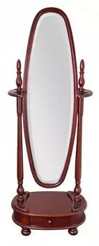 Киевница с зеркалом Dublin до 8 киев (махагон)