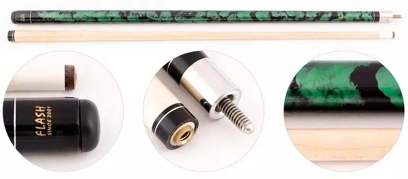 Кий для пула 2-pc Classic Flash 20.002.57.8 зеленый