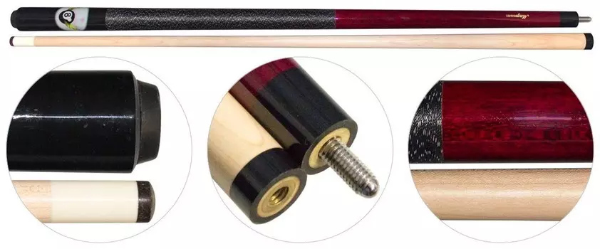 Кий для пула 2-pc Classic Magnum 20.001.57.3 красный