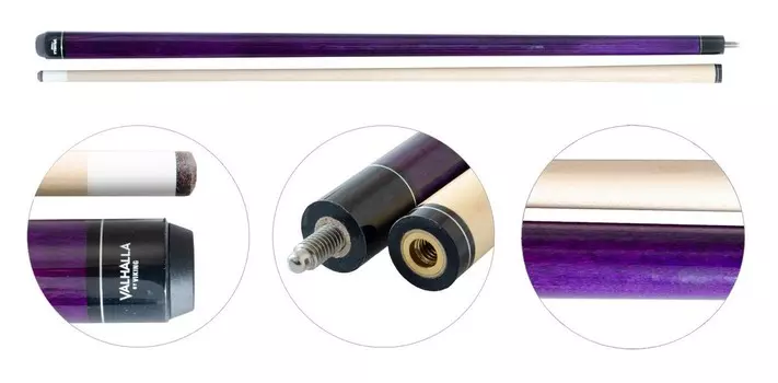 Кий для пула 2-pc Viking Valhalla VA107 фиолетовый