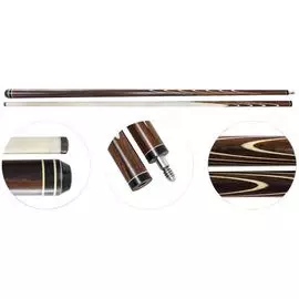 Кий для русского бильярда 2-pc наборный Консул 6-4 (кокоболо, граб) AS AS-3106