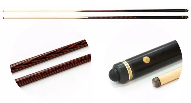 Кий / пирамида 1-pc quot;Шахматы quot; (падук, мореный граб, граб) 20 запилов Weekend 22.021.62.0