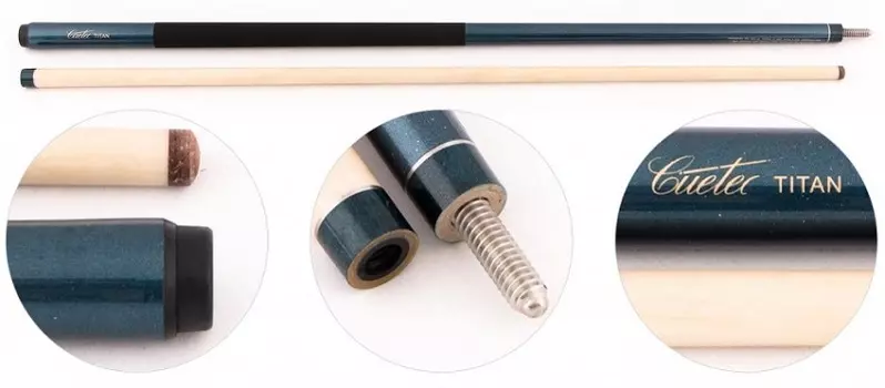 Кий для пирамиды 2-pc Cuetec Titan CTI-1 (синий) 26.111.62.0