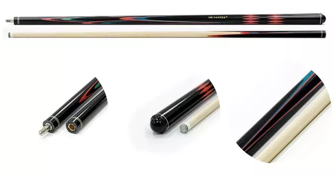 Кий\пирамида 2-pc Vantex III (черный граб, синий граб, розовый граб) корона 23.223.62.0