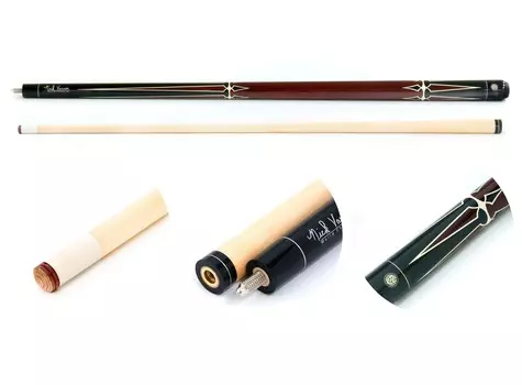 Кий / пул 2-pc Weekend quot;Nick Varner 209 quot; NV-209 бордово-черный